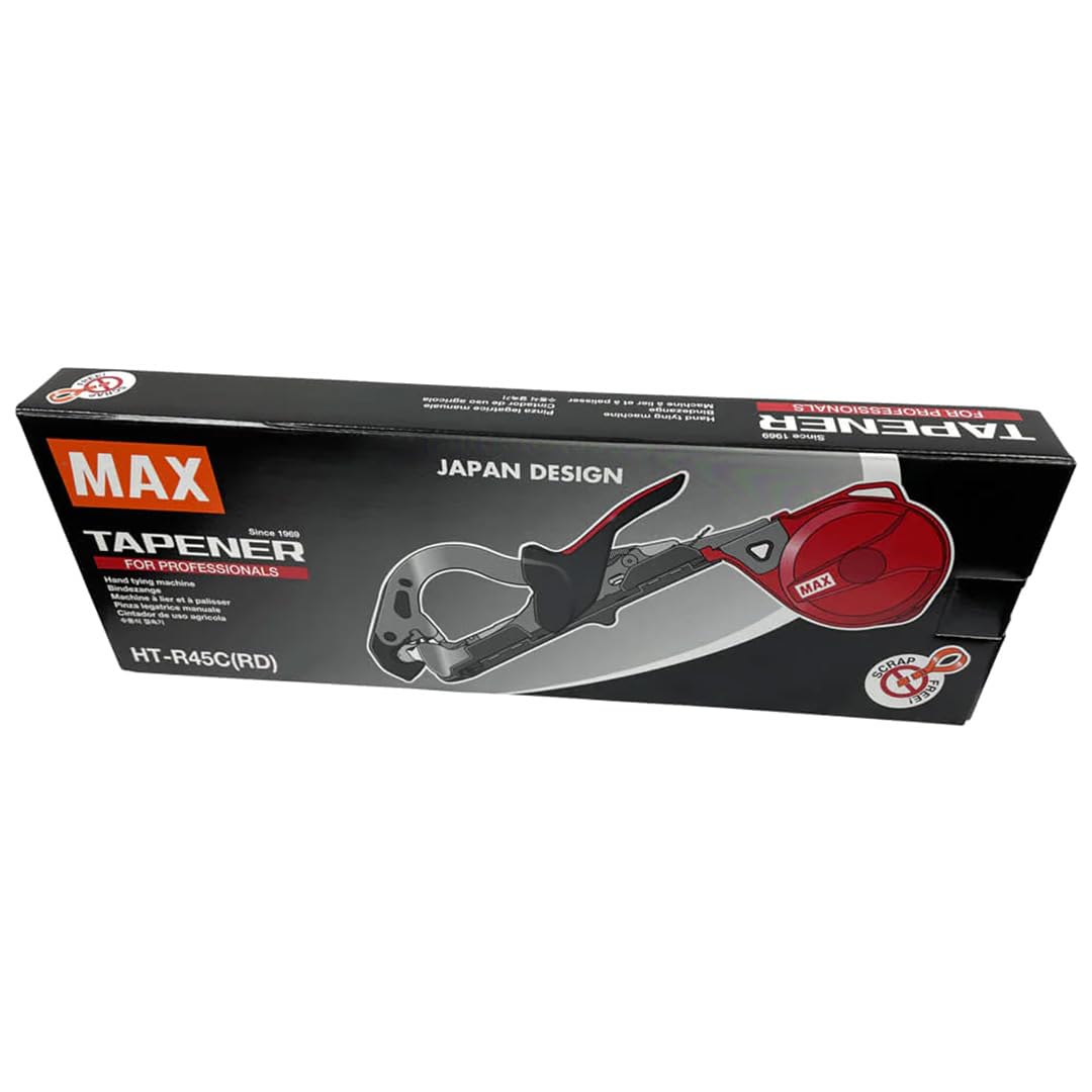MAX HT-R45C - Pinza legante per piante, per vino, pomodori, lamponi, kiwi, strumento professionale per il vino e l'orticoltura