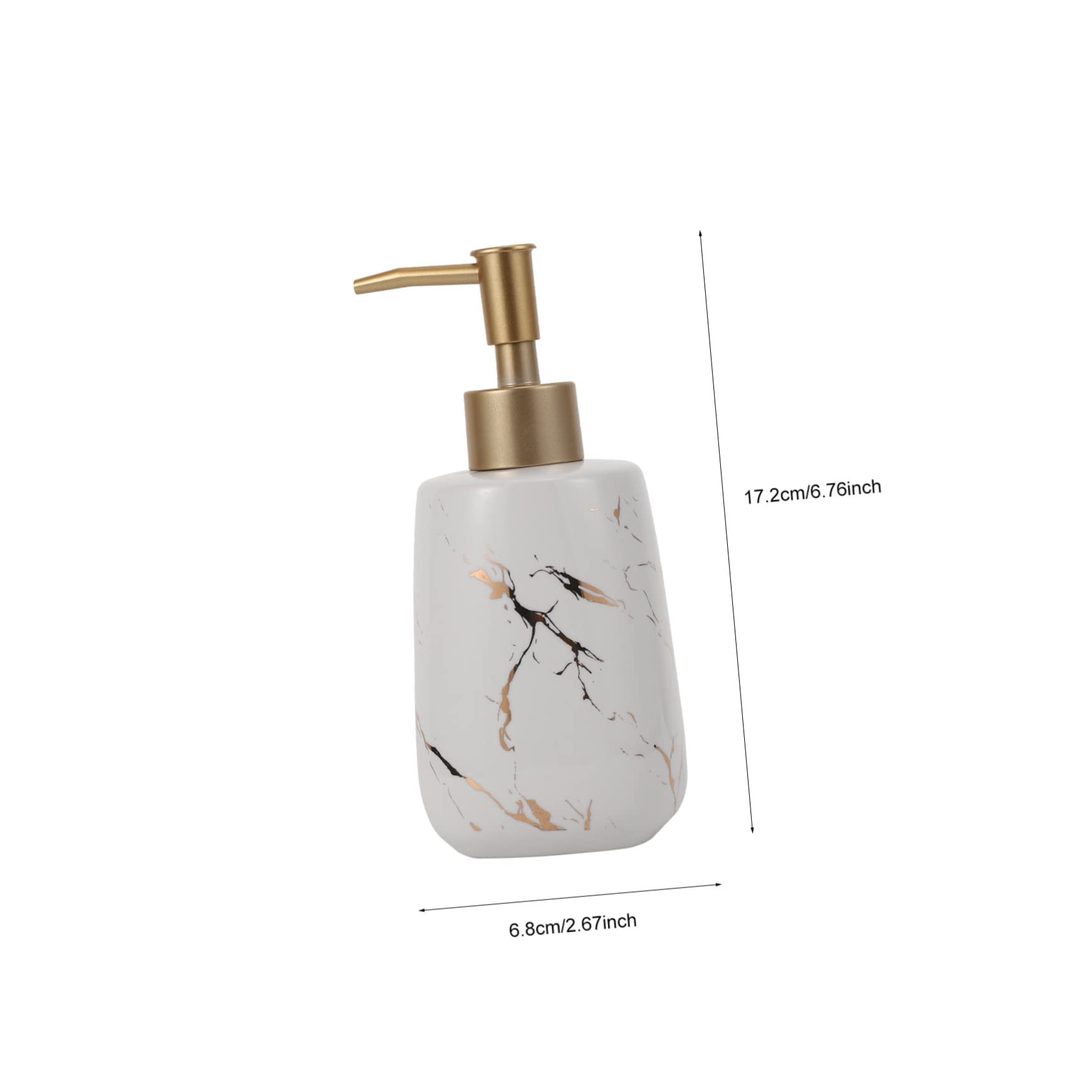 Juego de Accesorios de Baño de 3 Piezas en Cerámica Color Blanco