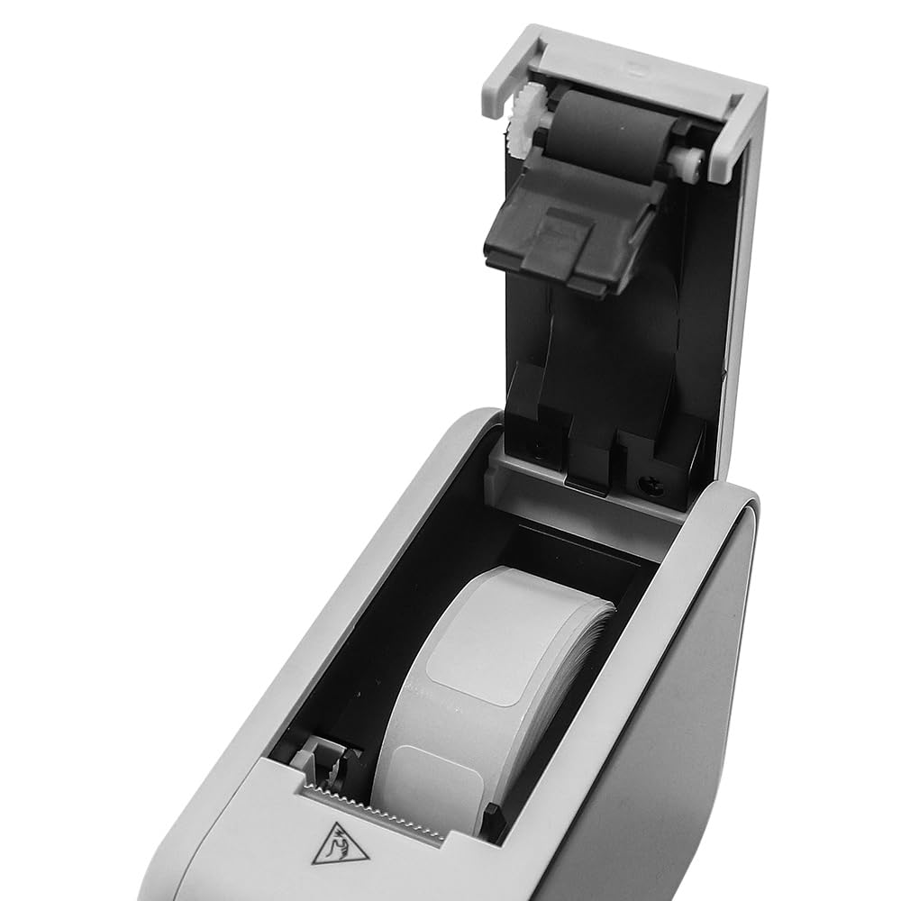 Namvo Stampante per etichette Bluetooth con 1 rotolo di carta impermeabile P15 mini stampante autoadesiva, compatibile con iOS e Android (bianco)