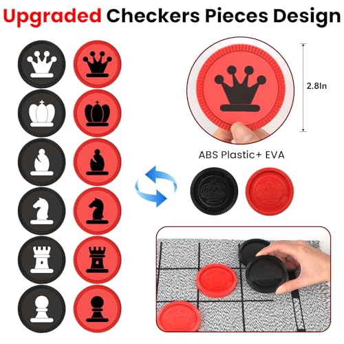 Giant 4 in 1 Chess Set miniatura 3
