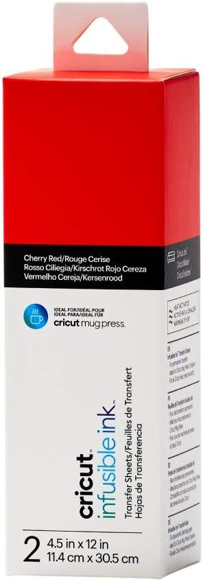 Cricut Infusible Ink Transfer Sheets Patterns (2 ct) - Cherry Red