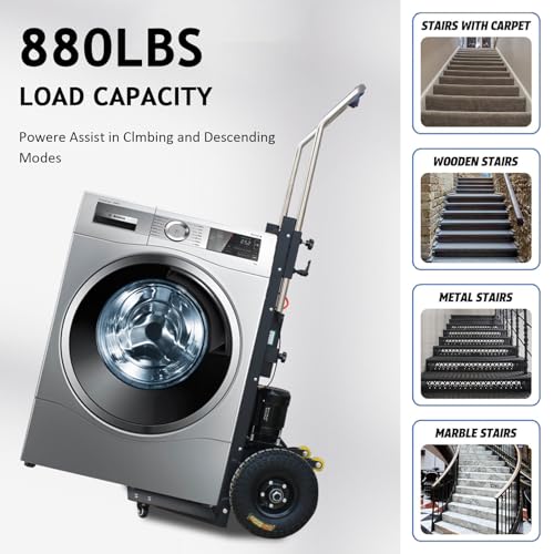 Carretilla eléctrica para escaleras 1500 W 881 lb cap. miniatura 3