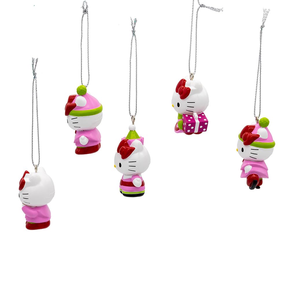 Amazon.com: Kurt Adler 5-piece Set of Hello Kitty™ Miniature
