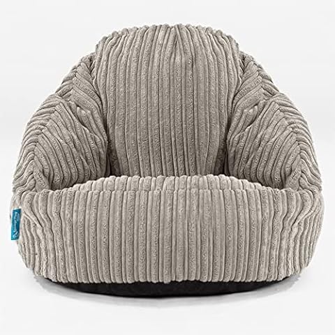 Lounge Pug - CHILDRENS Bean Bag Chair - CORD MINK - BUBBLE - Kids Beanbag Cover