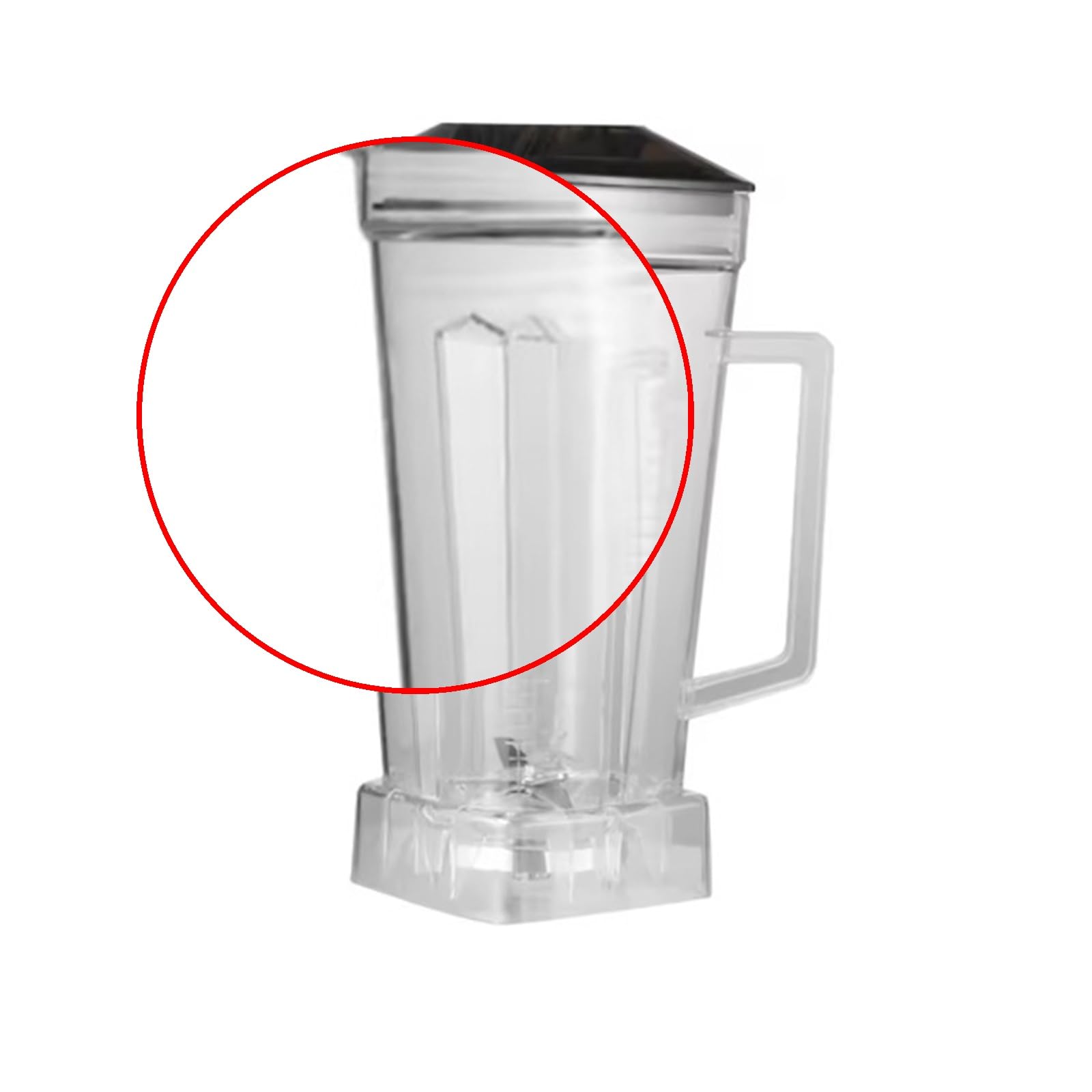 2L Caraffa frullatore trasparente di ricambio Compatibile con Silver Crest