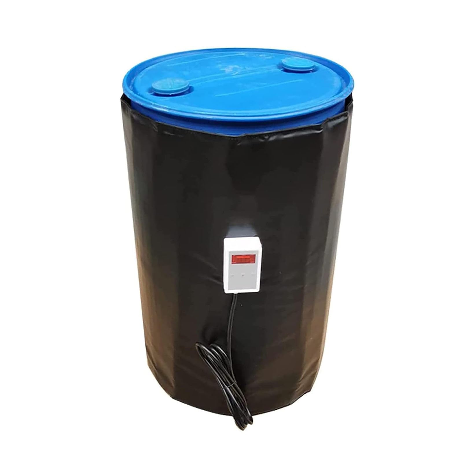 Manta térmica de tambor de aceite, calentador aislado con termostato fijo -17.8-65.6 °C, tela Oxford impermeable, cable de alimentación de 10 pies