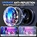 Suoman for iPhone 17 Pro/Pro Max Camera Lens Protector, Bling Glitter Independent Metal Crystal Tempered Glass Camera Lens Cover [Strong-Adhesion][Does not Affect Night Shots]-Dark Blue