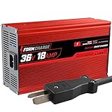 FORM 18 AMP Battery Charger for 36 Volt Club Car, EZGO & Yamaha Golf Carts with Crowfoot Plug