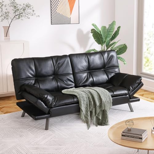 Lista de Sofa Cama Coppel Precios los más recomendados. 44 Hcore - Sofá Cama Convertible de Espuma viscoelástica, sofá Cama, Color Negro clásico