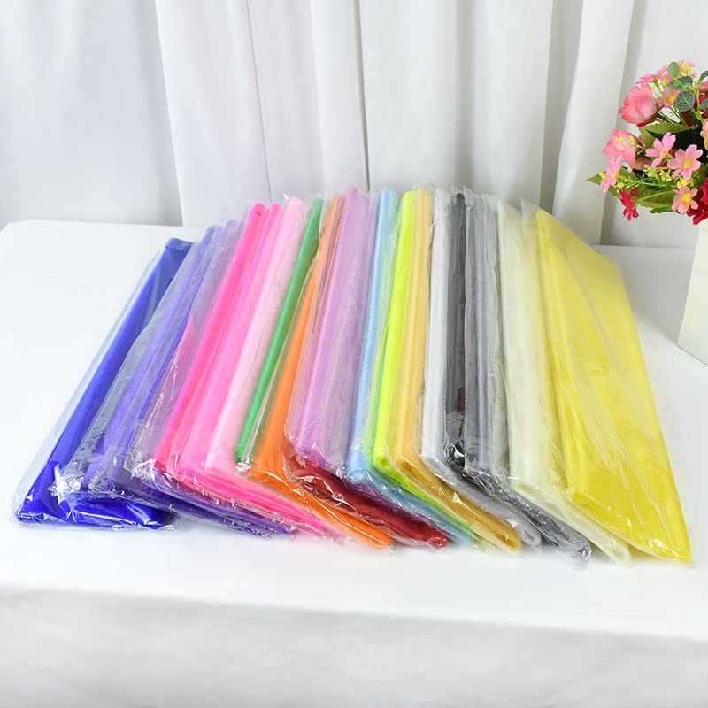 10m Organza Rolls do dekoracji weselnych i festiwalowych — F06(F13 10m)