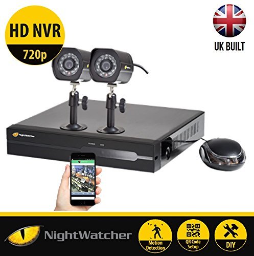 NW-4NVR-1TB-C720-2B 720p Plug and Play IP CCTV System by Nightwatcher