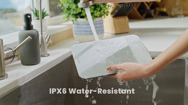 Image of Etekcity Food Kitchen Scale, 22lb Digital Weight Scale Grams and Ounces Rechargeable Waterproof Tool for Weight Loss, Cooking, Baking, Meat, Bread, Large 0.05oz /1g Accuracy