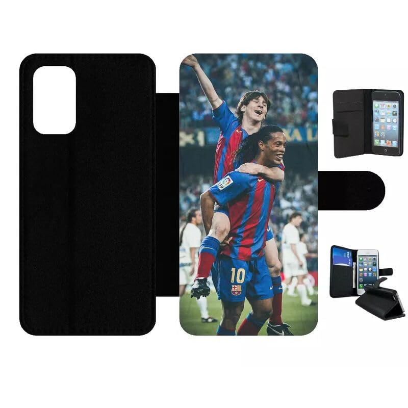 Étui Galaxy A32 5G au stade ou au bureau avec la housse Messi Ronaldinho