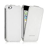 Carcasa para iPhone 5C Seluxion - Carcasa para iPhone 5C (incluye protector de pantalla), color blanco