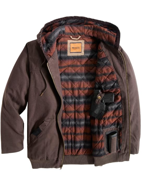 Image of Venado Men's Concealed Carry Work Force Jacket - Interior Pockets for All Sized Handgun