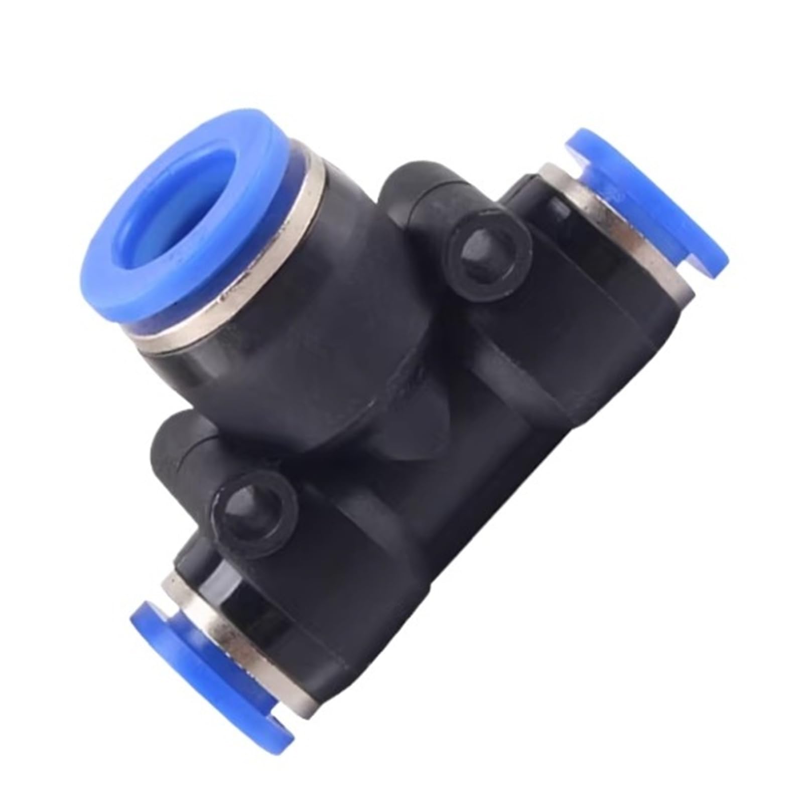 Pneumatischer Anschluss PEG12-8 12MM-8MM Pneumatisches T-Stück mit ungleicher Verbindung, 30 Stück