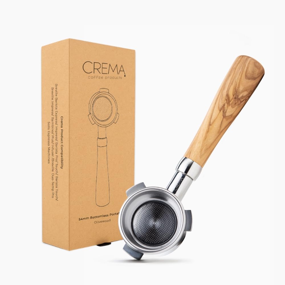CREMA Coffee Products 54mm Bottomless Naked Portafilter