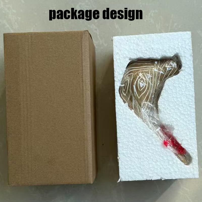 Figuritas de pájaro en resina tallada a mano, decoración hogar miniatura 3