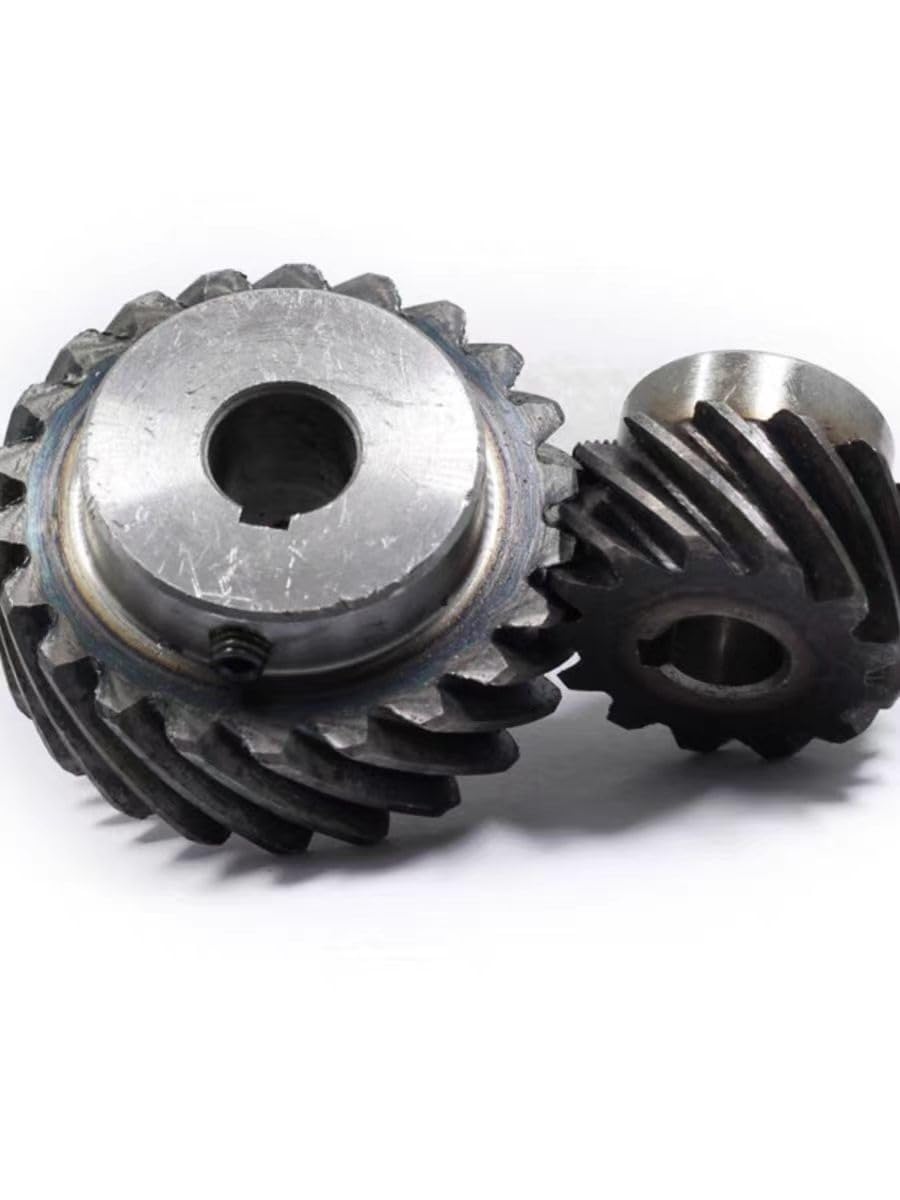 Motorgetriebe aus Aluminiumlegierung, Ritzelsatz 1,0-Modul, Schrägkegelrad, mehrere Größen(50t 10mm)