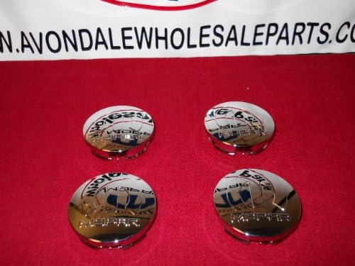 CHARGER CHALLENGER CHROME WHEEL CENTER CAPS MOPAR LOGO
