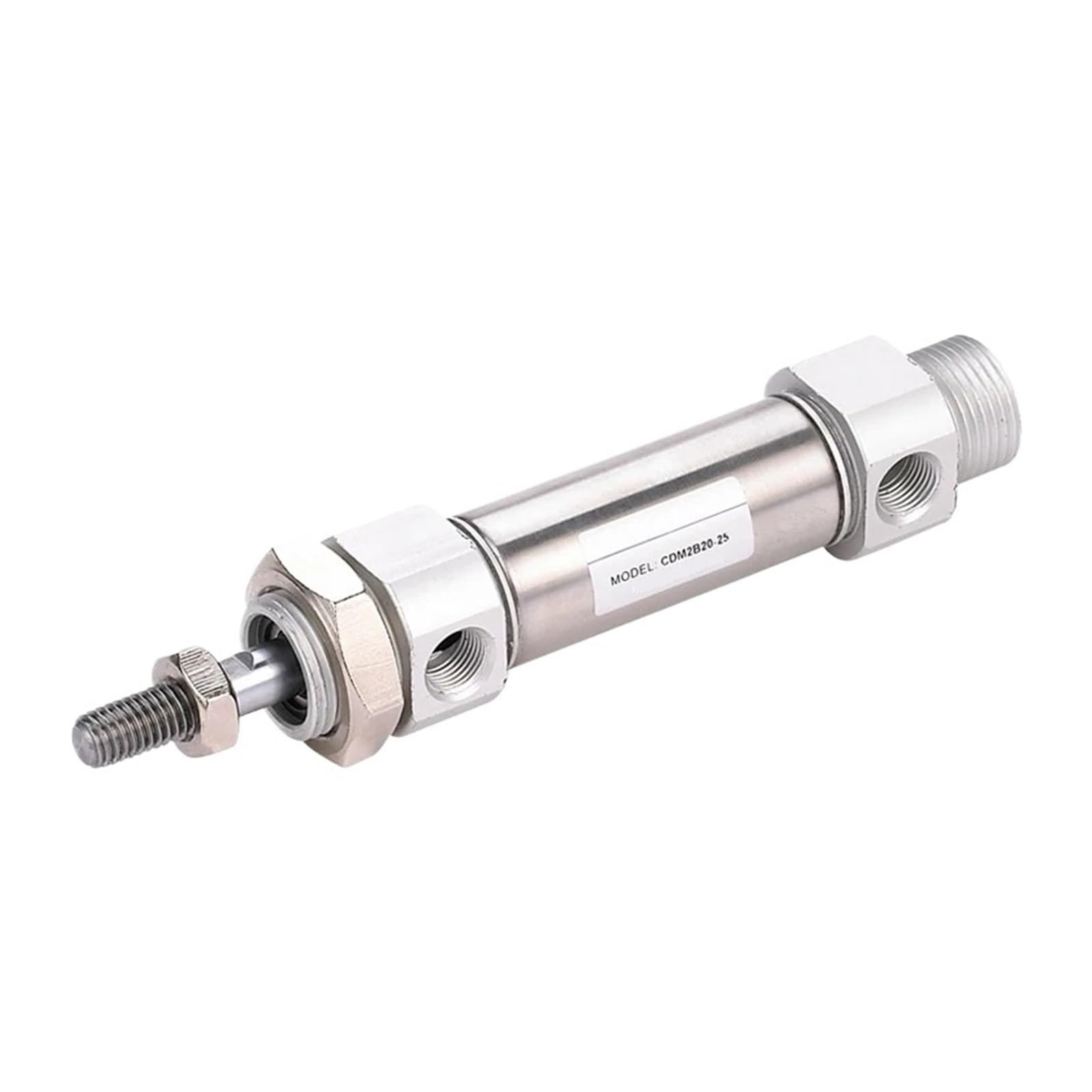 Mini cilindro de aire CDM2B20-125 con carrera de 125mm y cojín neumático