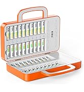 EBL Chargeur Piles AA AAA + 8 Piles Rechargeables AA 2800mAh - Charge Rapide Individuelle Avec LED Intelligent