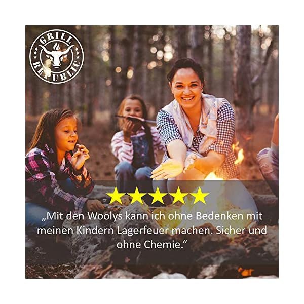 Kaminanzünder aus Holzwolle und Wachs 10kg / lange Brenndauer/Grill Republic Anzünder für Kamin, Ofen und Grill – Bild 5