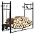 Goplus Firewood Rack Indoor, 36” Firewood Holder with 4- Piece Fireplace Tools-Shovel, Poker, Tongs, Brush, Kindling Holders, Heavy Duty Indoor Log Storage Rack, Outdoor Wood Rack for Fire Pit, Stove