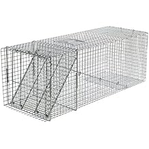 Havahart X-Large 1-Door Humane Animal Trap for Armadillos, Beavers, Bobcats, Cats, Dogs, Foxes, Groundhogs, Opossums, Racoons, and Other Larger-Sized Animals - Humane Catch and Release - 1081