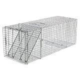 Havahart X-Large 1-Door Humane Animal Trap for Armadillos, Beavers, Bobcats, Cats, Dogs, Foxes, Groundhogs, Opossums, Racoons, and Other Larger-Sized Animals - Humane Catch and Release - 1081