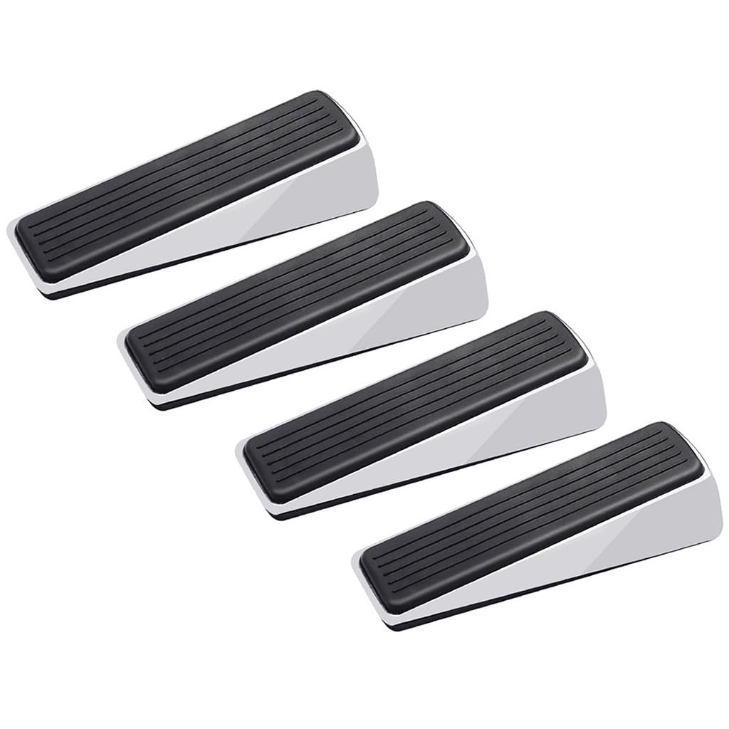 Zhanggl B Door Stop Stopper Holder Home Non-Slip Rubber Fixing,Kitchen Simple Zinc Alloy Splicing,Keep The Open