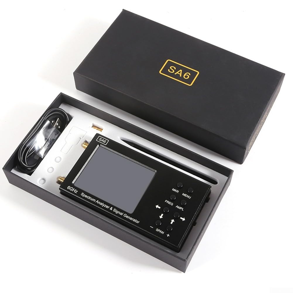 SA6 - Analizador de espectro portátil de 6 GHz con generador de señal para prueba WiFi LTE RF dispositivo portátil
