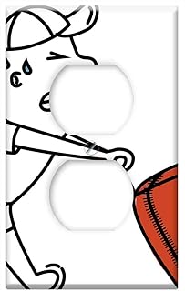 Switch Plate Outlet Cover - Boy Suitcase Child Travel Kid Trip Fun Tourist