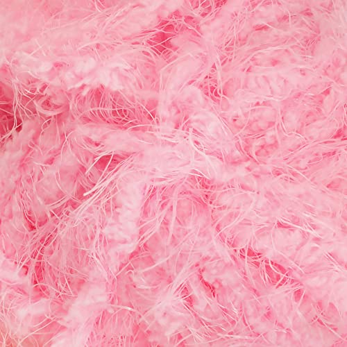 JubileeYarn Baby Bear Yarn - Chunky Weight Polyester Fur - 100g/Skein - Baby Pink - 4 Skeins, 05 Baby Pink - Image 2