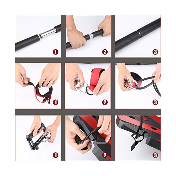 Portable-Home-Gym-Workout-Equipment-with-12-Exercise-Accessories-Including-Heavy-Resistance-BandsAbs-WorkoutPush-up-Stand-Tricep-BarPilates-Bar-and-More-for-Full-Body-Workouts-System-Men-Women Portable Home Gym Workout Equipment with 12 Exercise Accessories Including Heavy Resistance Bands,Abs Workout,Push-up Stand, Tricep Bar,Pilates Bar and More for Full Body Workouts System Men Women