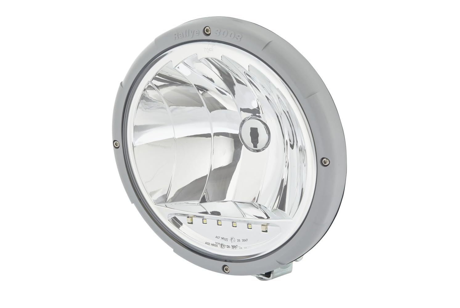 HELLA 1F8 009 797-421 Hybrid/Halogen-Spotlight - Rallye 3003 - 12/24V - Round - Reference number: 25 - Bolted - Clear diffusing lens - Lens Colour: Crystal clear - right/left