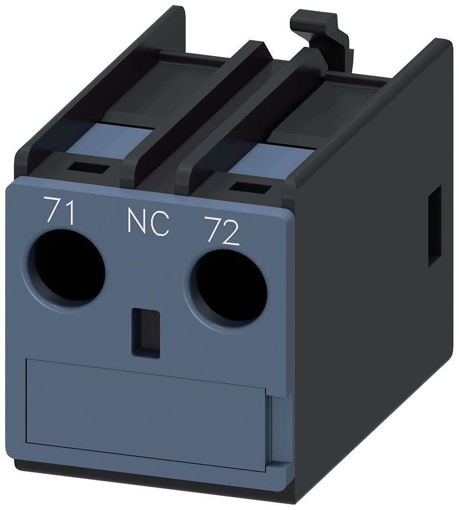 Contacto auxiliar 1NC Siemens con borne de tornillo para circuito S00 y S0