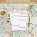 bloom daily planners Daily Planning System Tear Off to-Do Pad - Undated Checklist Notepad Organizer with Perforated Sheets - 6