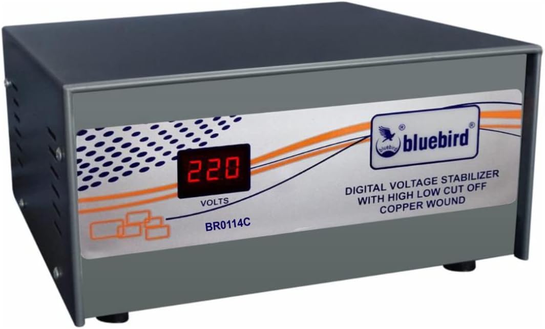 Bluebird 1.00 KVA Digital Voltage Stabilizer with HLC (140-280 V)
