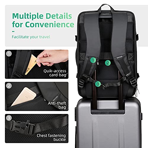 Mark Ryden Business Rucksack erweiterbar 25L-40L für 17,3 Zoll Laptops