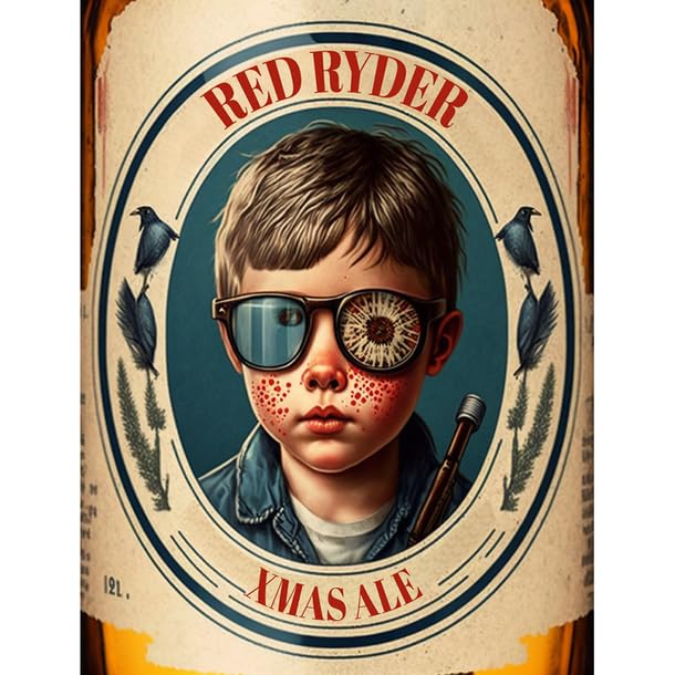 Label Peelers Red Ryder Christmas Ale Beer Kit - Extract