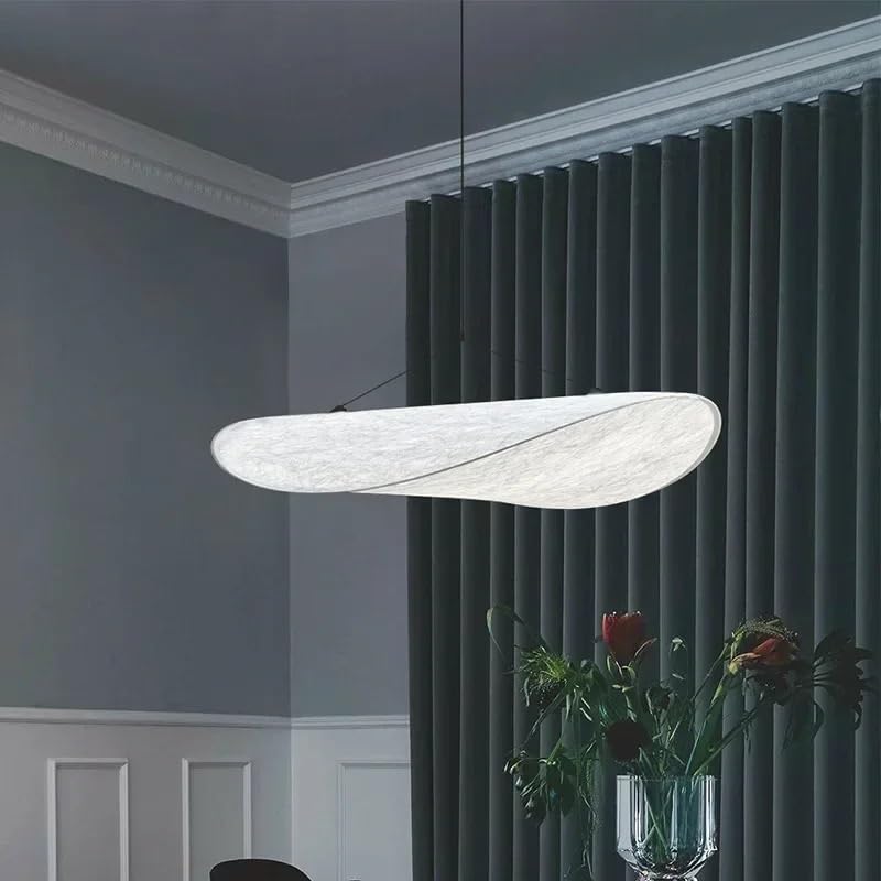 Suspension LED en soie D80cm à intensité variable et design suspendu - 4
