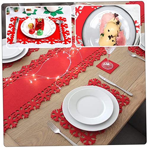 Napperon flocon de neige Ciieeo, le coffret de table de Noël idéal à offrir