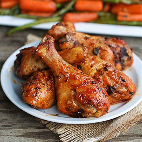 Soporte alitas pollo Onlyfire de acero para evitar grasa pegada en la parrilla 7