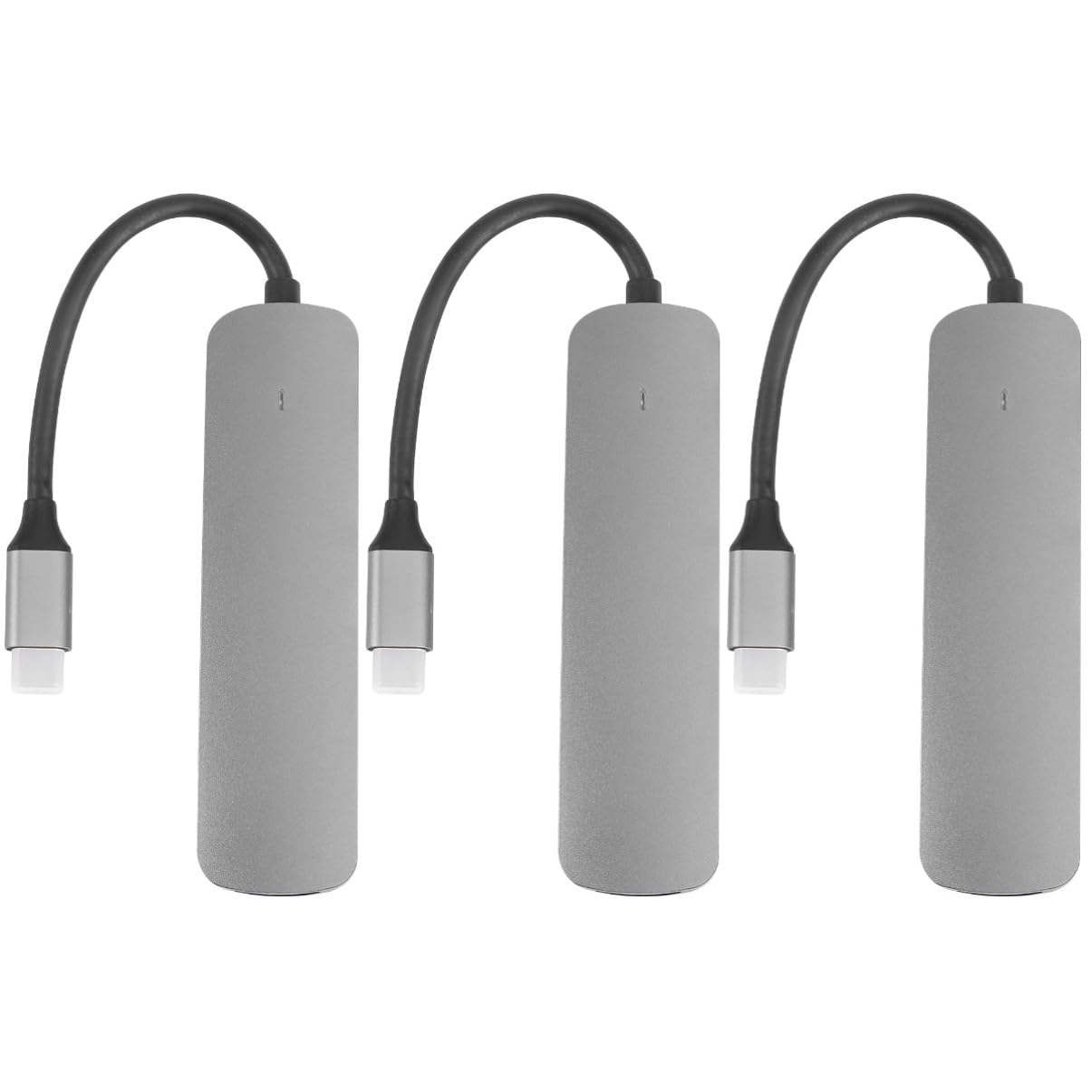 OSALADI 3pezzi Hub Usb Con Porte Per Laptop e Smartphone Adattatore Di Trasferimento Dati Espansione Multifunzionale Per Accessori Computer