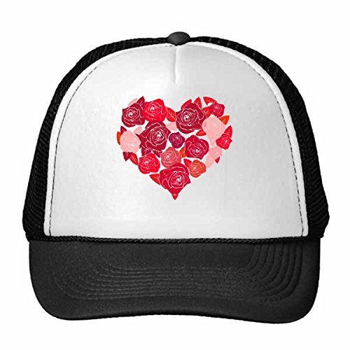 Gorra de béisbol ligera de nylon que soluciona el calor con estilo de rosas