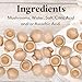 Roland Foods Whole Medium Large Button Mushrooms, Specialty Imported Food, 16 Ounce Can, Pack of 4