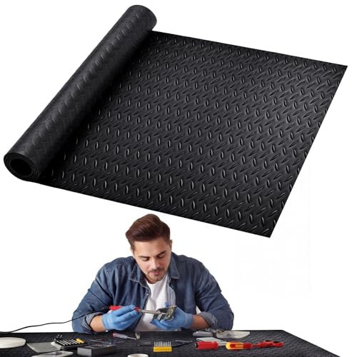 Leinuosen Extra-Long Workbench Mat 24" x 94.5", Scratch-Resistant PVC Work