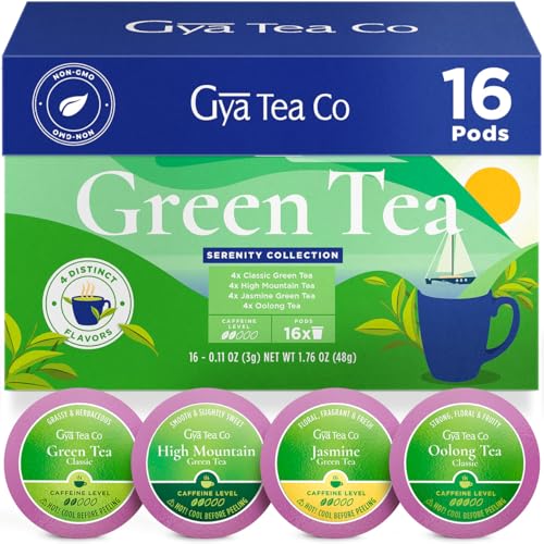 Image of Green Tea Pod Gift Set (16 Count) - 4 Flavors Assorted Variety Pack