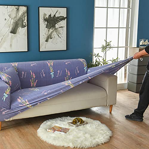 Funda de sofá elástica gris KnSam para cheslong de 235 a 300 cm 5